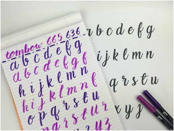brush lettering